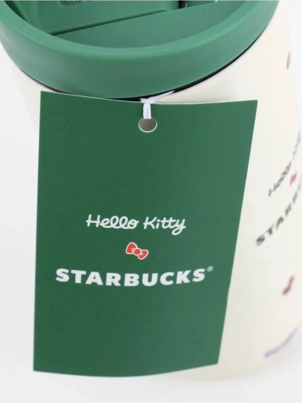 Hello Kitty Starbucks 12 oz Stainless Hot/Cold Tumbler w Lid Limited Edition - Picture 3 of 7